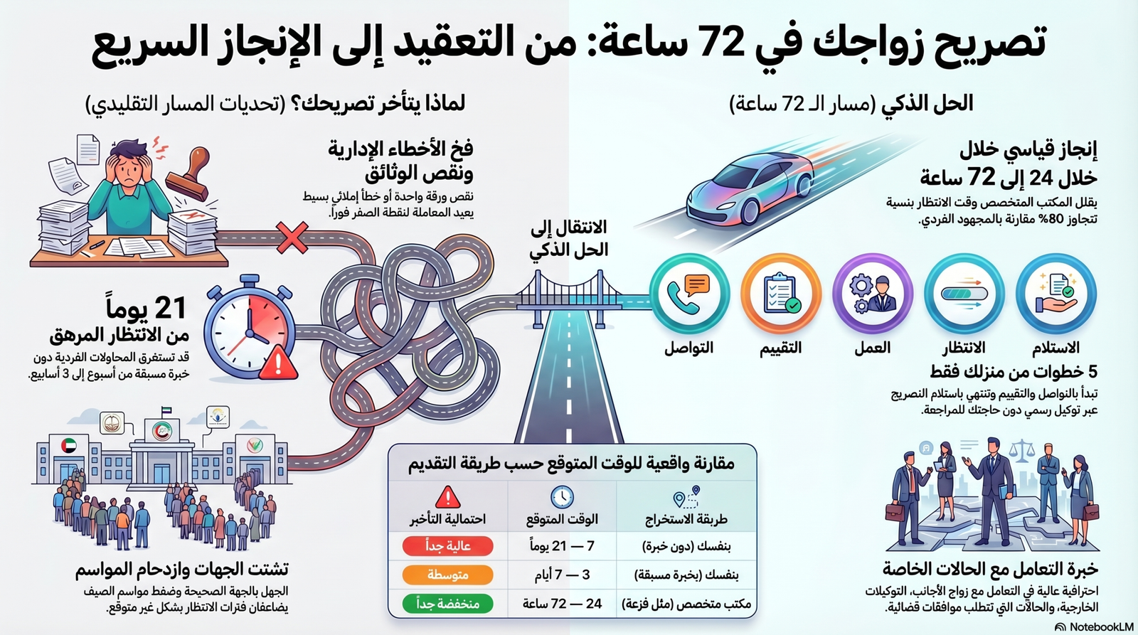 مكتب تصاريح زواج سريع لإنهاء المعاملات الرسمية.